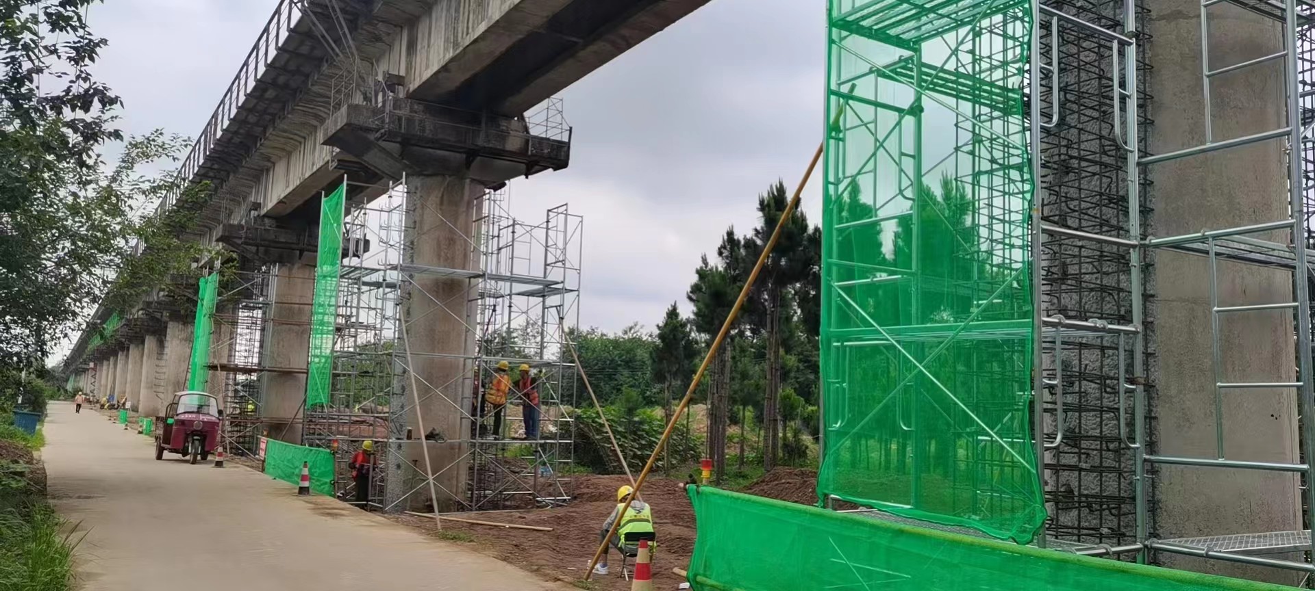 阳泉桥梁加固施工